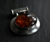 Vintage Chic Baltic Amber Sterling Silver 925 Pendant - Baga Ethnik Living Default Title