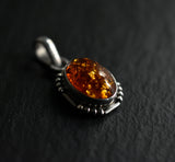 Elegant Vintage Baltic Amber 925 Silver Sterling Pendant - Baga Ethnik Living Default Title