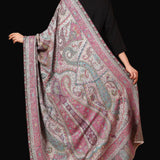 Paisley Fine Wool Pashmina Jamawar Kani Shawl – Fuchsia Pink