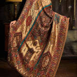 Moonlight Reversible Zari Kani Shawl – Traditional Heritage Design