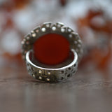Handmade Carnelian 925 Sterling Silver Ring - Baga Ethnik Living Default Title Rings