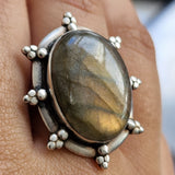 Labradorite Handmade Mens Silver Sterling 925 Ring - Baga Ethnik Living Default Title Rings