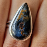 Beautiful Pietersite Gemstone Silver Sterling 925 Ring - Baga Ethnik Living Default Title Rings