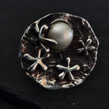 Unique Handmade Pearl 925 Silver Ring - Baga Ethnik Living Default Title Rings