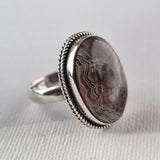 Lace agate Blend Silver 925 Sterling Silver Rings - Baga Ethnik Living Default Title Rings
