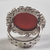 Handmade Carnelian 925 Sterling Silver Ring - Baga Ethnik Living Default Title Rings