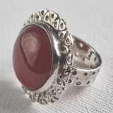 Handmade Carnelian 925 Sterling Silver Ring - Baga Ethnik Living Default Title Rings