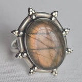 Labradorite Handmade Mens Silver Sterling 925 Ring - Baga Ethnik Living Default Title Rings