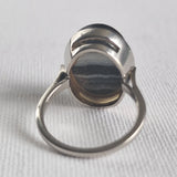 Simple Oval Agate Silver Sterling 925 Ring - Baga Ethnik Living Default Title Rings