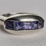 Unique Faceted Amethyst Silver Sterling 925 Ring - Baga Ethnik Living Default Title Rings