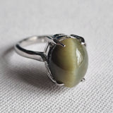 Cat Eye Chic Silver Sterling 925 Ring Jewellery - Perfect gift this season! - Baga Ethnik Living Default Title Rings