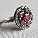 Timeless Beauty of a Handcrafted Ruby Vintage Ring - Baga Ethnik Living Default Title Rings