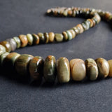 Statement Look Multi Cat's Eye Beaded Boho Silver Necklace - Baga Ethnik Living Default Title Necklaces