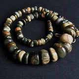 Statement Look Multi Cat's Eye Beaded Boho Silver Necklace - Baga Ethnik Living Default Title Necklaces