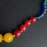 Vibrant Faceted Spinel Collection Handmade Knotted Bead Necklace - Baga Ethnik Living Default Title Necklaces