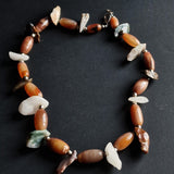 One-Of-A-Kind Unique Agate Bead With Mixed Stone Chunks Necklace - Baga Ethnik Living Default Title Necklaces