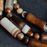 Bohemian Himalayan Agate Beaded Necklace - Boho Chic Delight - Baga Ethnik Living Default Title Necklaces