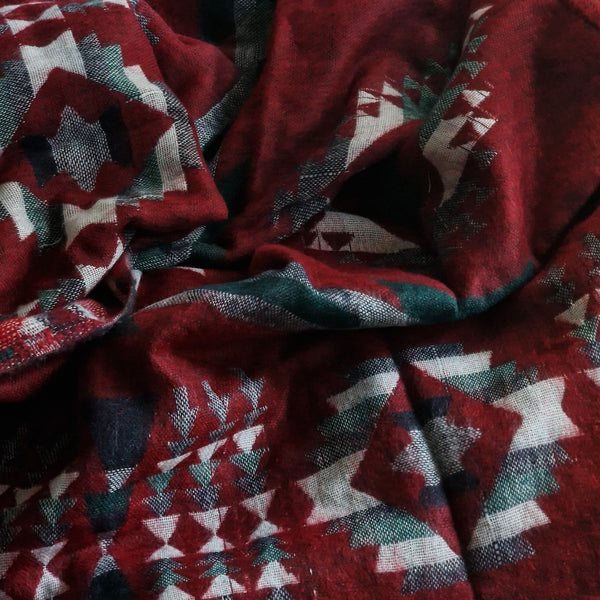 Authentic Himalayan Wool Shawl Blanket/ Camping blanket
