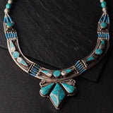 Traditional Lapis Lazuli Necklace - Baga Ethnik Living Default Title Necklaces