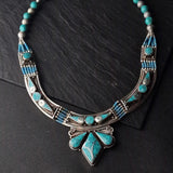 Traditional Lapis Lazuli Necklace - Baga Ethnik Living Default Title Necklaces
