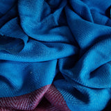 Beautiful Luxury Soft Kashmiri Pashminas Blue Stole - Baga Ethnik Living Default Title Accessories:Scarves & Wraps