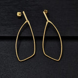 Minimalist Insect Wing Inspired Handmade Post back Earrings - Baga Ethnik Living Default Title Earrings