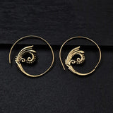 Hoop Lightweight Brass Handmade Earrings - Baga Ethnik Living Default Title Earrings