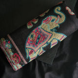 Luxury Kashmir Kani Pashmina Stole – Soft, Handcrafted Elegance - Ebony tusk - Baga Ethnik Living Default Title