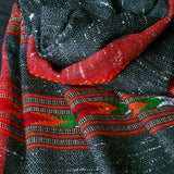 100% Pure Authentic Himalayan Yak Wool Grey Diamond Weave Stole - Baga Ethnik Living Default Title Shawl