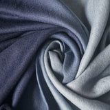 Delicate Blue Ombre Stole in Luxurious Pashmina 100% Pure Cashmere - Denims - Baga Ethnik Living Default Title Accessories:Scarves & Wraps