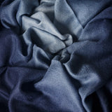 Delicate Blue Ombre Stole in Luxurious Pashmina 100% Pure Cashmere - Denims - Baga Ethnik Living Default Title Accessories:Scarves & Wraps