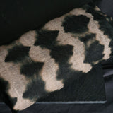 Luxury Handcrafted Tie-Dyed Kashmiri Pure Cashmere 100% Pashmina Scarf - Hollyhock Black - Baga Ethnik Living Default Title Accessories:Scarves & Wraps