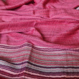 Colourful Kashmiri Stripped Pashmina Scarf - Rich Berry - Baga Ethnik Living Default Title Shawl