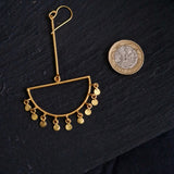 Beautiful Brass One-Of-A-Kind Hook Earrings - Baga Ethnik Living Default Title Earrings