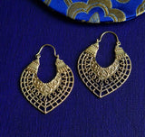 Intricate Tribal Boho Lightweight Hoop Earrings - Baga Ethnik Living Default Title Earrings