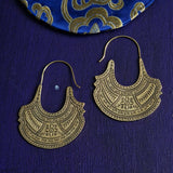 Bohemian Hooks Lightweight Brass Handmade Earrings - Baga Ethnik Living Default Title Earrings