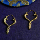 Tangled Snake Hoop Earring - Baga Ethnik Living Default Title Earrings
