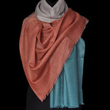 100% Cashmere Luxury Kashmir Ombré – Bronzy Shore
