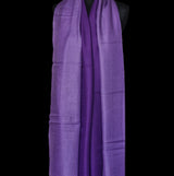 Luxury 100% Kashmiri Cashmere Purple Ombre Pashmina Stole - Veronica - Baga Ethnik Living Default Title Accessories:Scarves & Wraps