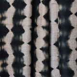 Luxury Handcrafted Tie-Dyed Kashmiri Pure Cashmere 100% Pashmina Scarf - Hollyhock Black