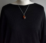 Vintage Style Baltic Amber 925 Silver Sterling Pendant - Baga Ethnik Living Default Title