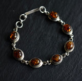 Vintage Baltic Amber Silver Sterling 925 Bracelet - Baga Ethnik Living Default Title