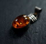 Stylish Handmade Silver Sterling Blatic Amber 925 Pendant - Baga Ethnik Living Default Title