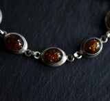 Vintage Baltic Amber Silver Sterling 925 Bracelet - Baga Ethnik Living Default Title