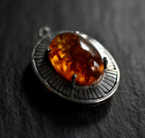 Extravagant Vintage Baltic Amber Silver Sterling 925 Pendant - Baga Ethnik Living Default Title