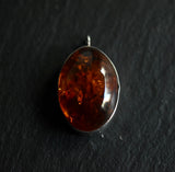 Rich Vintage Baltic Amber Silver Sterling 925 Pendant - Baga Ethnik Living Default Title