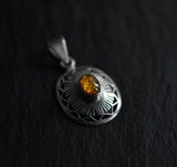 Handcrafted Vintage Baltic Amber Silver Sterling 925 Pendant - Baga Ethnik Living Default Title