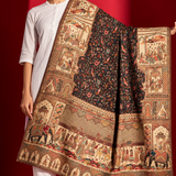 Kani Wool Shawl – Traditional Heritage Scene