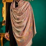 Royal Jamawar Paisley Kani Men’s Wool Shawl