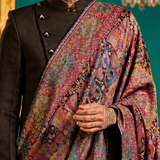 Men’s Wool Paisley Shawl – Kashmiri Kani Heritage Design